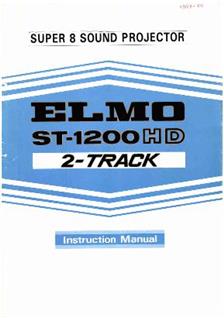 Elmo ST 1200 manual. Camera Instructions.